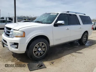 2016 Ford Expedition Max Platinum with VIN 1FMJK1MT0GEF12553, listed as a Copart auction lot 50038965 with 211,024 mi miles and Non repairable. Bid and sale history available at DreamBid. Image 1.