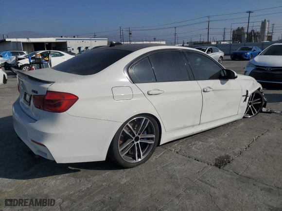 2017 BMW M3 with VIN WBS8M9C38H5G85103, listed as a Copart auction lot 83576004 with NaN miles and Salvage Title. Bid and sale history available at carsss.com. Image 3.