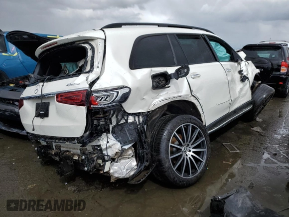 2021 Mercedes-Benz GLS 580 with VIN 4JGFF8GE0MA497555, listed as a Copart auction lot 49109654 with Not Provided miles and . Bid and sale history available at DreamBid. Image 3.