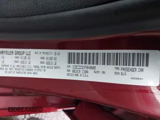 2015 Chrysler 200 C with VIN 1C3CCCCG1FN549009, listed as a IAAI auction lot 41702587 with 61,733 mi miles and . Bid and sale history available at carsss.com. Image 9.