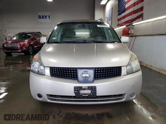2005 Nissan Quest SL with VIN 5N1BV28U75N124284, listed as a Copart auction lot 78044474 with 214,388 mi miles and Salvage Title. Bid and sale history available at carsss.com. Image 5.