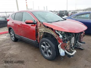 2018 Honda CR-V EX-L with VIN 5J6RW2H82JL001043, listed as a IAAI auction lot 41892432 with 91,751 mi miles. Bid and sale history available at carsss.com. Image 1.