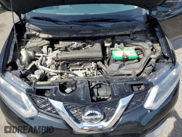 2016 Nissan Rogue SV with VIN KNMAT2MV4GP673100, listed as a Copart auction lot 53835905 with 109,158 mi miles and Salvage Title. Bid and sale history available at carsss.com. Image 12.