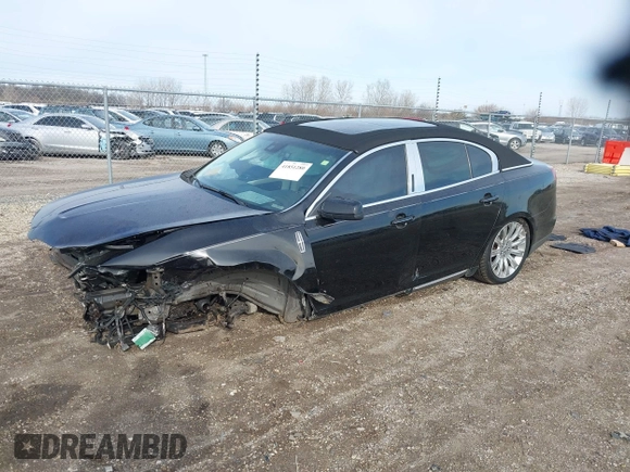 2012 Lincoln MKS with VIN 1LNHL9DR7CG800129, listed as a IAAI auction lot 41851280 with 144,992 mi miles. Bid and sale history available at carsss.com. Image 17.