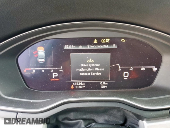 2020 Audi A4 Premium Plus z VIN WAUENAF4XLA039567, wystawiony jako Copart lot #47057805 z przebiegiem 41 826 mil mil oraz Szkoda całkowita • Salvage title. Historia ofert i sprzedaży dostępna na DreamBid. Obrazek 9.