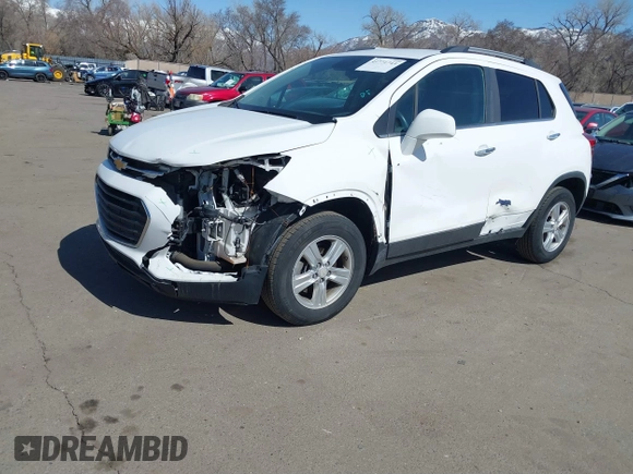2018 Chevrolet Trax LT with VIN 3GNCJPSB7JL237890, listed as a IAAI auction lot 41771743 with 66,812 mi miles. Bid and sale history available at carsss.com. Image 2.