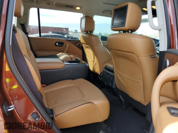 2018 Nissan Armada Platinum with VIN JN8AY2NF4J9330585, listed as a Copart auction lot 50586105 with 64,496 mi miles and Salvage Title. Bid and sale history available at carsss.com. Image 11.