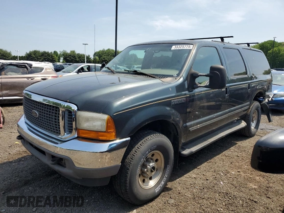 2000 Ford Excursion XLT с VIN 1FMNU41S3YEB85849, выставлен на аукционе Copart как лот 50221845 с пробегом 196 484 миль миль и На запчасти • Non repairable. История ставок и продаж доступна на DreamBid. Изображение 1.