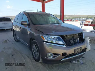 2013 Nissan Pathfinder SL z VIN 5N1AR2MM8DC632098, wystawiony jako IAAI lot #41974948 z przebiegiem 145 741 mil mil oraz . Historia ofert i sprzedaży dostępna na DreamBid. Obrazek 1.