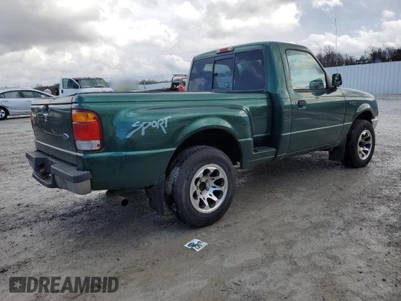 1999 Ford Ranger XL with VIN 1FTYR10C4XTB01320, listed as a Copart auction lot 43646885 with 132,499 mi miles and Clean Title. Bid and sale history available at DreamBid. Image 3.