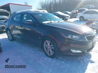 2012 Kia Optima EX with VIN 5XXGN4A61CG069907, listed as a IAAI auction lot 41275805 with 129,050 mi miles and . Bid and sale history available at carsss.com. Image 1.