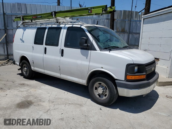 2014 Chevrolet Express Cargo Van with VIN 1GCWGFCB2E1122236, listed as a Copart auction lot 72826254 with 70,696 mi miles and Clean Title. Bid and sale history available at carsss.com. Image 4.