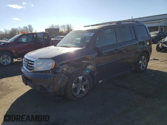 2012 Honda Pilot EX-L with VIN 5FNYF4H68CB044027, listed as a Copart auction lot 41783045 with 241,822 mi miles and Salvage Title. Bid and sale history available at carsss.com. Image 1.