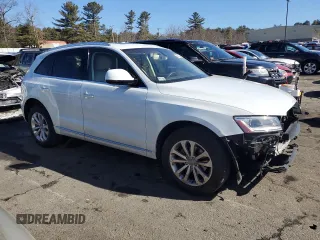 2015 Audi Q5 Premium Plus with VIN WA1LFBFP0FA072471, listed as a Copart auction lot 46832205 with 158,976 mi miles and Salvage title. Bid and sale history available at DreamBid. Image 4.
