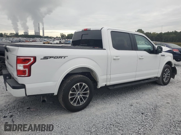 2020 Ford F-150 XL with VIN 1FTEW1CPXLKE54719, listed as a Copart auction lot 71089514 with 53,887 mi miles and Salvage Title. Bid and sale history available at carsss.com. Image 3.