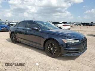 2017 Audi A6 Premium Plus with VIN WAUG8AFC6HN003673, listed as a Copart auction lot 65113635 with 114,714 mi miles and Salvage title. Bid and sale history available at DreamBid. Image 4.
