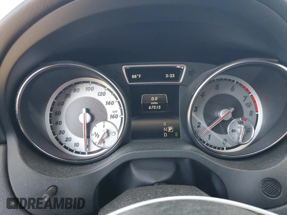 2014 Mercedes-Benz CLA 250 with VIN WDDSJ4EB5EN159989, listed as a Copart auction lot 64262795 with 67,515 mi miles and Salvage title. Bid and sale history available at DreamBid. Image 9.