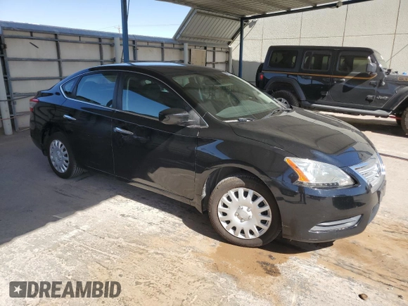 2013 Nissan Sentra SV with VIN 3N1AB7AP4DL684341, listed as a Copart auction lot 54154525 with 118,366 mi miles and Clean Title. Bid and sale history available at carsss.com. Image 4.