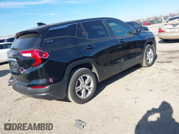 2023 GMC Terrain SLE with VIN 3GKALMEG0PL134713, listed as a IAAI auction lot 41328343 with 59,538 mi miles. Bid and sale history available at carsss.com. Image 4.