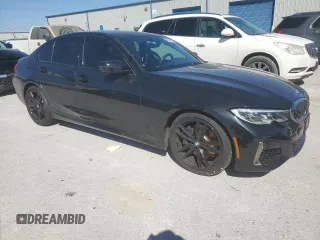 2020 BMW 3 Series M340i with VIN 3MW5U7J09L8B38905, listed as a Copart auction lot 49337725 with 13,800 mi miles and Salvage Title. Bid and sale history available at carsss.com. Image 4.