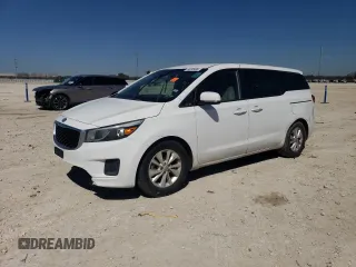 2017 Kia Sedona LX with VIN KNDMB5C11H6230605, listed as a Copart auction lot 46630485 with 220,209 mi miles and Clean Title. Bid and sale history available at carsss.com. Image 1.