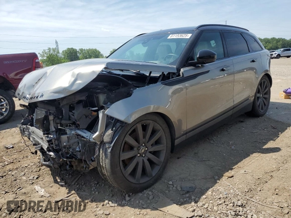 2018 Land Rover Range Rover Velar R-Dynamic HSE with VIN SALYM2RV4JA730077, listed as a Copart auction lot 61153625 with Not provided miles and Clean title. Bid and sale history available at DreamBid. Image 1.