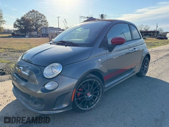 2013 FIAT 500 Abarth with VIN 3C3CFFJH4DT670361, listed as a Copart auction lot 84738664 with 79,555 mi miles and Clean Title. Bid and sale history available at carsss.com. Image 2.