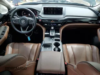 2023 Acura MDX Advance with VIN 5J8YE1H87PL022995, listed as a Copart auction lot 54848415 with 26,776 mi miles and Salvage title. Bid and sale history available at DreamBid. Image 8.