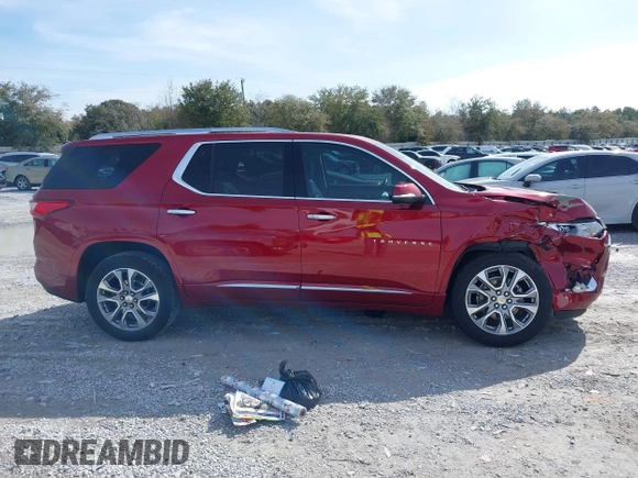 2021 Chevrolet Traverse Premier with VIN 1GNERKKW9MJ199825, listed as a IAAI auction lot 41369691 with 49,583 mi miles. Bid and sale history available at carsss.com. Image 13.