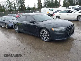 2021 Audi A8 with VIN WAU8DAF85MN015562, listed as a IAAI auction lot 41615742 with 25,149 mi miles. Bid and sale history available at carsss.com. Image 1.