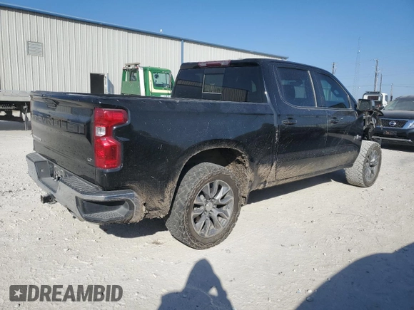 2021 Chevrolet Silverado 1500 LT with VIN 1GCUYDED8MZ341788, listed as a Copart auction lot 76595694 with 85,035 mi miles and Salvage Title. Bid and sale history available at carsss.com. Image 3.