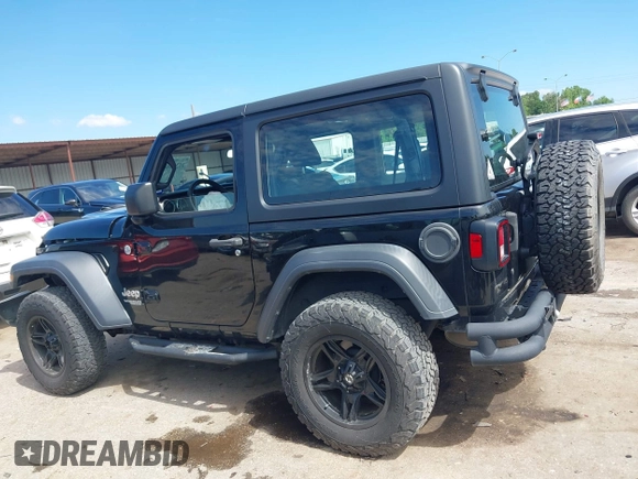 2018 Jeep Wrangler Sport with VIN 1C4GJXAN2JW221404, listed as a IAAI auction lot 42216848 with 53,882 mi miles and . Bid and sale history available at DreamBid. Image 14.