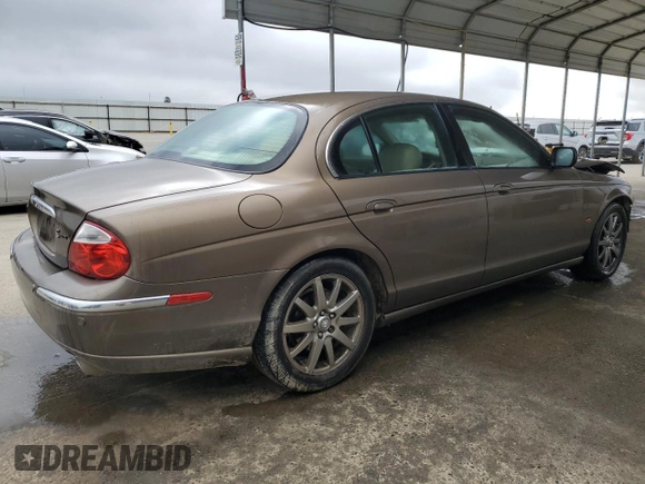 2001 Jaguar S-Type with VIN SAJDA01P21GM04051, listed as a Copart auction lot 46668745 with 81,765 mi miles and Salvage Title. Bid and sale history available at DreamBid. Image 3.
