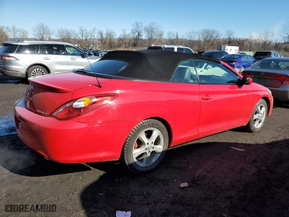 2005 Toyota Camry Solara SE with VIN 4T1FA38P65U058734, listed as a Copart auction lot 43072705 with 98,347 mi miles and Salvage Title. Bid and sale history available at carsss.com. Image 3.