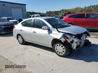 2015 Nissan Versa SV with VIN 3N1CN7AP2FL921458, listed as a Copart auction lot 50165295 with 85,593 mi miles and Salvage Title. Bid and sale history available at carsss.com. Image 4.