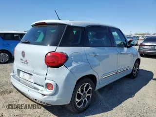 2014 FIAT 500L Lounge with VIN ZFBCFACH4EZ006747, listed as a Copart auction lot 48340385 with 103,409 mi miles and Salvage Title. Bid and sale history available at DreamBid. Image 3.