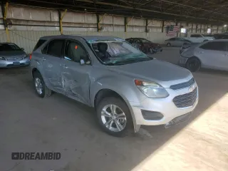2017 Chevrolet Equinox LS with VIN 2GNALBEK5H1571511, listed as a Copart auction lot 53957895 with Not Provided miles and Salvage Title. Bid and sale history available at carsss.com. Image 4.