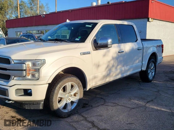 2018 Ford F-150 XL with VIN 1FTEW1EG8JFD27888, listed as a Copart auction lot 61607985 with 95,494 mi miles and Clean title. Bid and sale history available at DreamBid. Image 2.