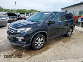 2018 Honda Pilot EX-L with VIN 5FNYF6H80JB054514, listed as a Copart auction lot 54118265 with 135,112 mi miles and Salvage title. Bid and sale history available at DreamBid. Image 1.