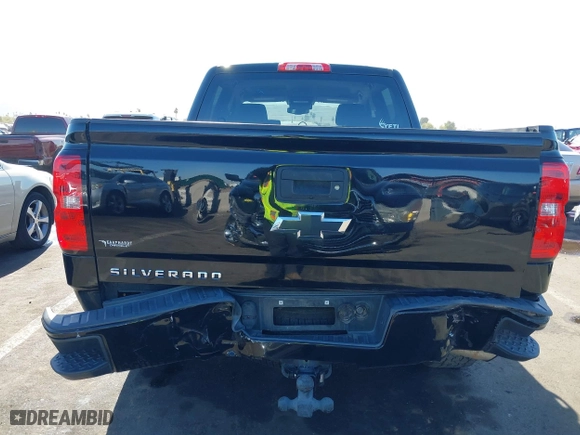 2018 Chevrolet Silverado 1500 Custom with VIN 3GCUKPEC9JG406203, listed as a IAAI auction lot 41313945 with 108,299 mi miles. Bid and sale history available at carsss.com. Image 6.