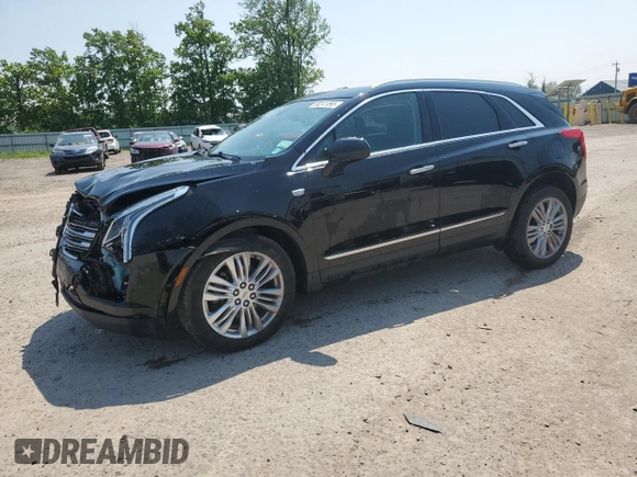 2019 Cadillac XT5 Premium Luxury AWD with VIN 1GYKNFRS9KZ232297, listed as a Copart auction lot 60241095 with 88,955 mi miles and Salvage title. Bid and sale history available at DreamBid. Image 1.