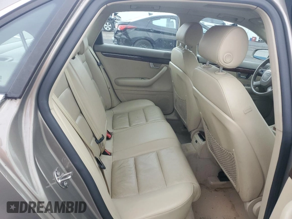 2007 Audi A4 2.0T with VIN WAUDF78E07A205165, listed as a Copart auction lot 53310825 with 162,259 mi miles and Salvage title. Bid and sale history available at DreamBid. Image 10.
