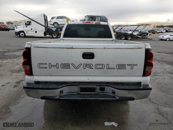 2006 Chevrolet Silverado 1500 Work Truck with VIN 3GCEC14X76G210710, listed as a Copart auction lot 43187315 with 245,881 mi miles and Clean Title. Bid and sale history available at carsss.com. Image 6.