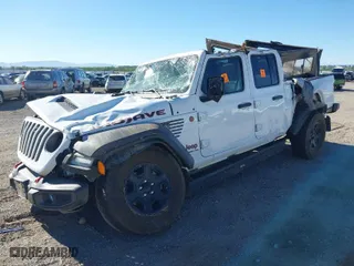 2021 Jeep Gladiator Mojave with VIN 1C6JJTEG5ML529206, listed as a IAAI auction lot 39566766 with 1 mi miles. Bid and sale history available at carsss.com. Image 2.