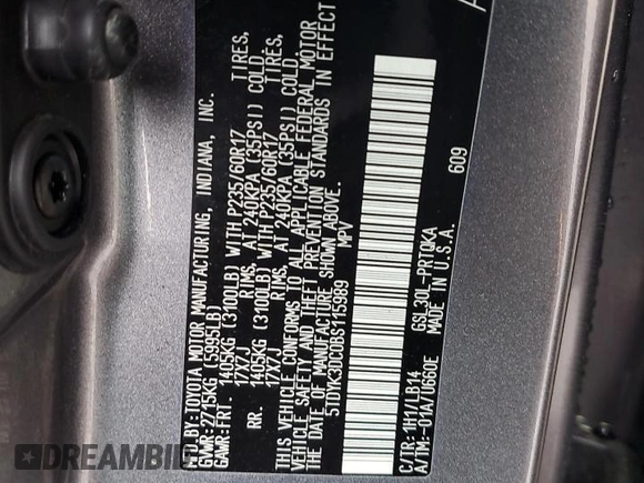 2011 Toyota Sienna XLE AAS with VIN 5TDYK3DC0BS115989, listed as a Copart auction lot 51128935 with 223,172 mi miles and Salvage Title. Bid and sale history available at carsss.com. Image 12.