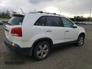 2013 Kia Sorento EX with VIN 5XYKUCA62DG406430, listed as a Copart auction lot 49768465 with 106,438 mi miles and Salvage Title. Bid and sale history available at carsss.com. Image 3.
