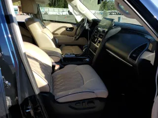 2021 Nissan Armada Platinum with VIN JN8AY2CC6M9145404, listed as a Copart auction lot 81495114 with 48,084 mi miles and Salvage Title. Bid and sale history available at carsss.com. Image 7.