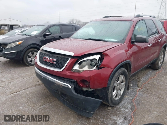 2011 GMC Acadia SL with VIN 1GKKRNED3BJ257940, listed as a IAAI auction lot 41564647 with 180,664 mi miles and . Bid and sale history available at carsss.com. Image 6.