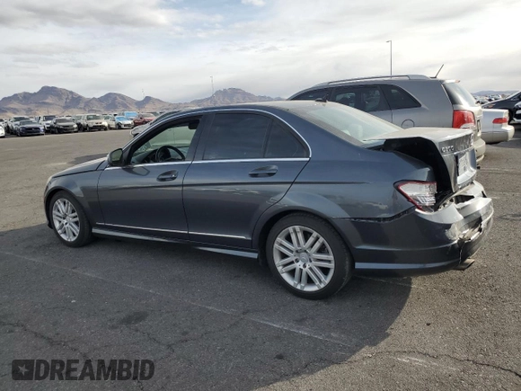 2009 Mercedes-Benz C 300 Sport with VIN WDDGF54XX9R062859, listed as a Copart auction lot 51638665 with 132,065 mi miles and Salvage Title. Bid and sale history available at DreamBid. Image 2.