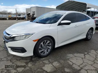 2018 Honda Civic EX with VIN 2HGFC2F70JH575845, listed as a Copart auction lot 45044455 with 220,969 mi miles and Salvage Title. Bid and sale history available at DreamBid. Image 1.